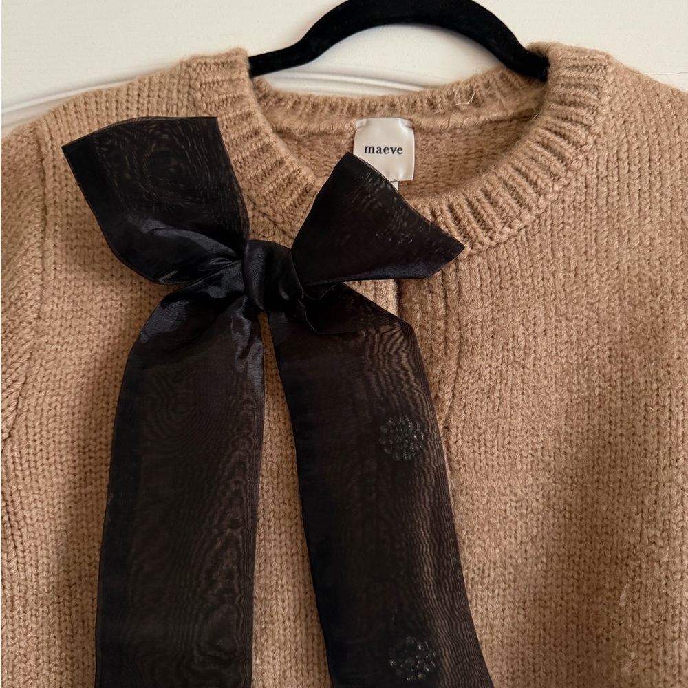 New Anthropologie Bow Cardigan - Picture 3 of 4
